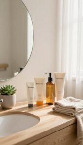 beauty pflege routine morgen