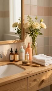 beauty routine alltag