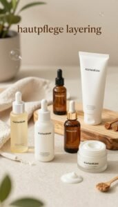 hautpflege layering