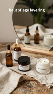 hautpflege layering