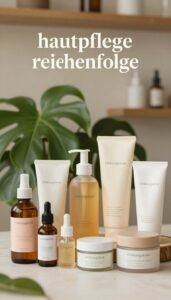hautpflege reihenfolge
