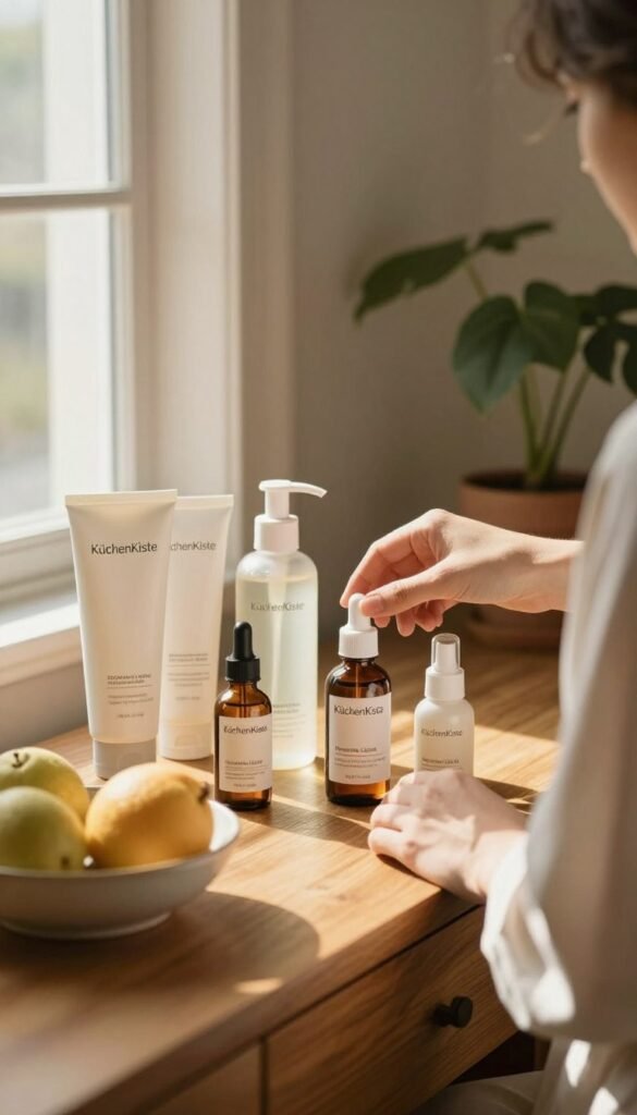 hautpflege reihenfolge morgens