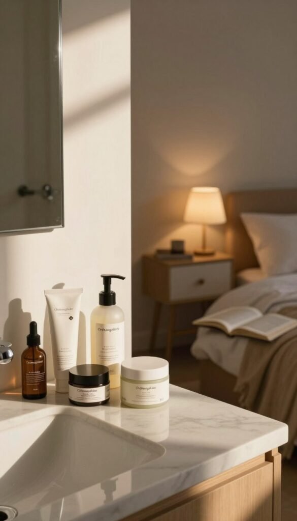 hautroutine morgens abends