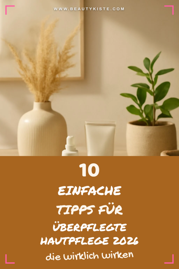 10 einfache Tipps für überpflegte Hautpflege 2026