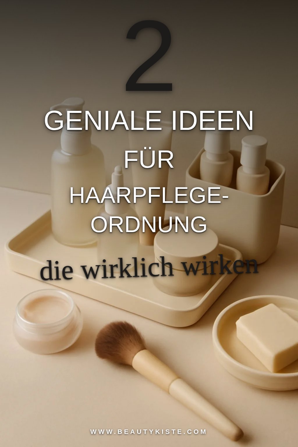Effektive Lagerung für Haarpflegeprodukte
