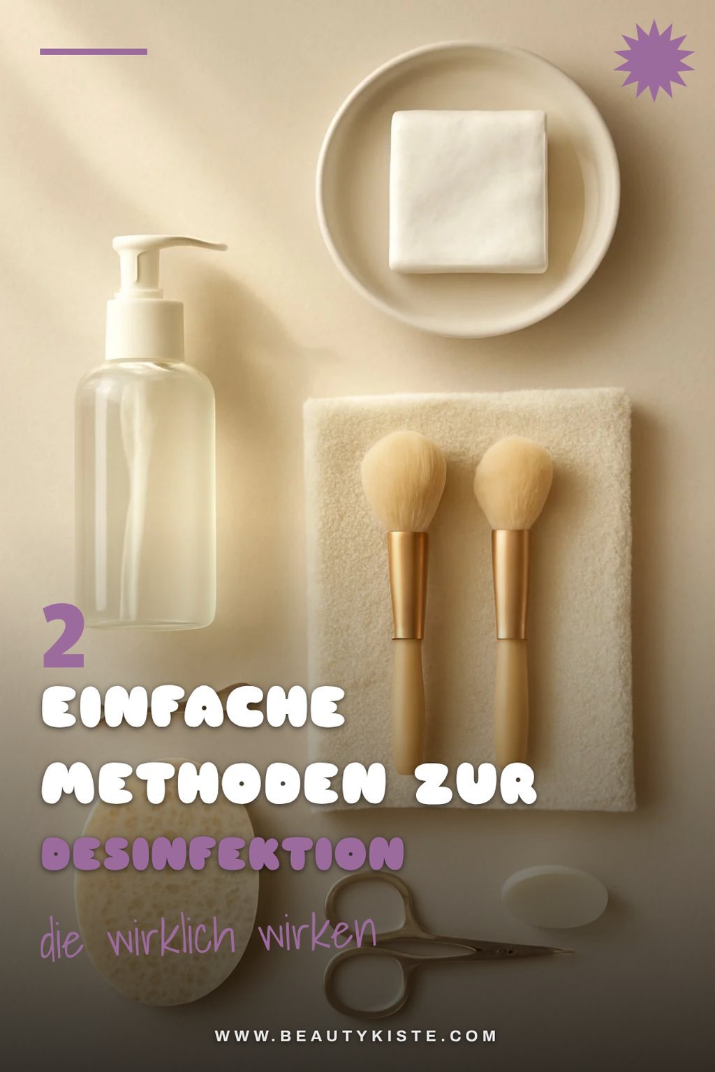 Desinfiziere deine Beauty-Tools richtig