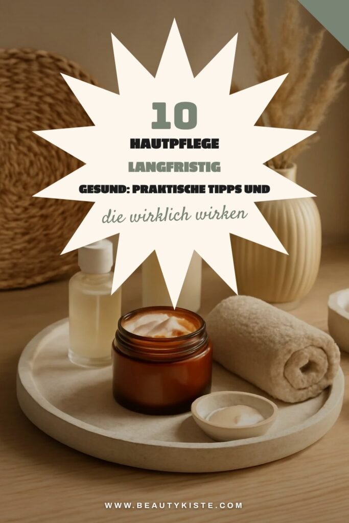 10 Hautpflege langfristig gesund: Praktische Tipps und Produkte