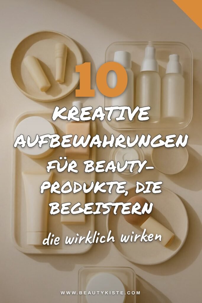 10 kreative Aufbewahrungen für Beauty-Produkte, die begeistern