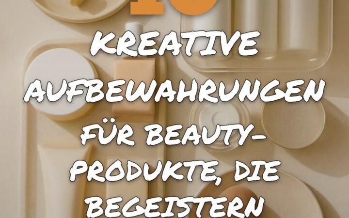 10 kreative Aufbewahrungen für Beauty-Produkte, die begeistern