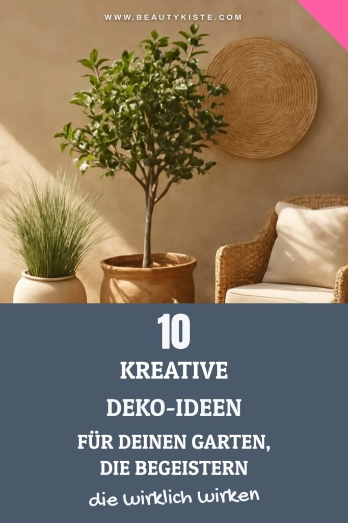 10 kreative Deko-Ideen für deinen Garten, die begeistern