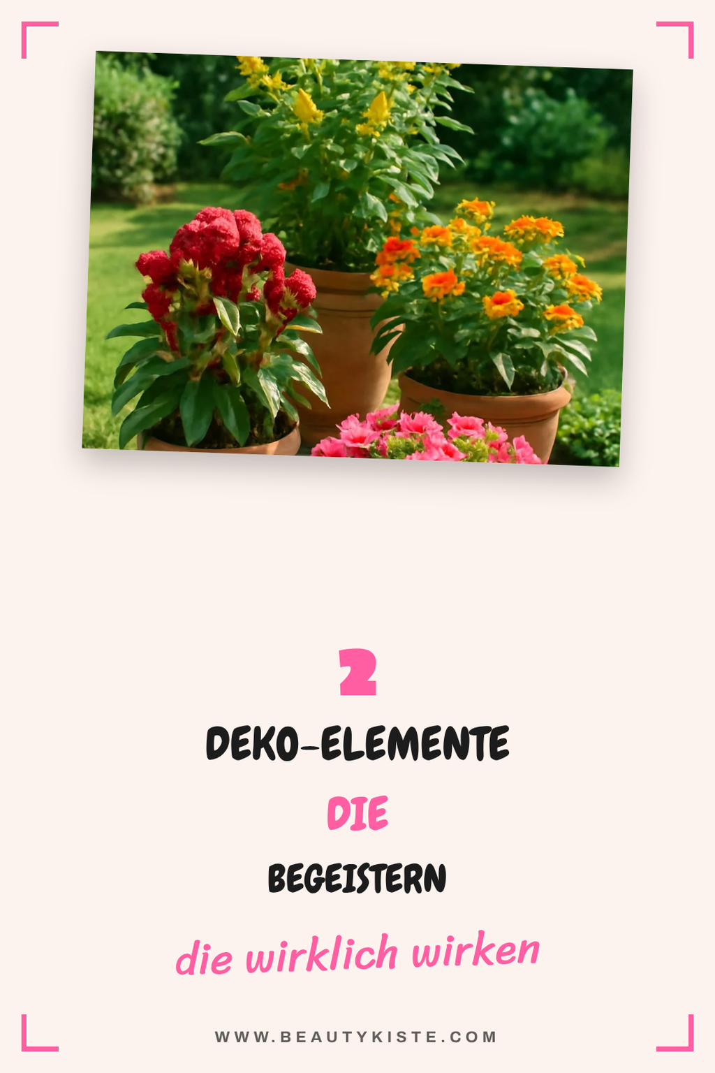 Diese 4 Deko-Elemente machen deinen Garten einzigartig