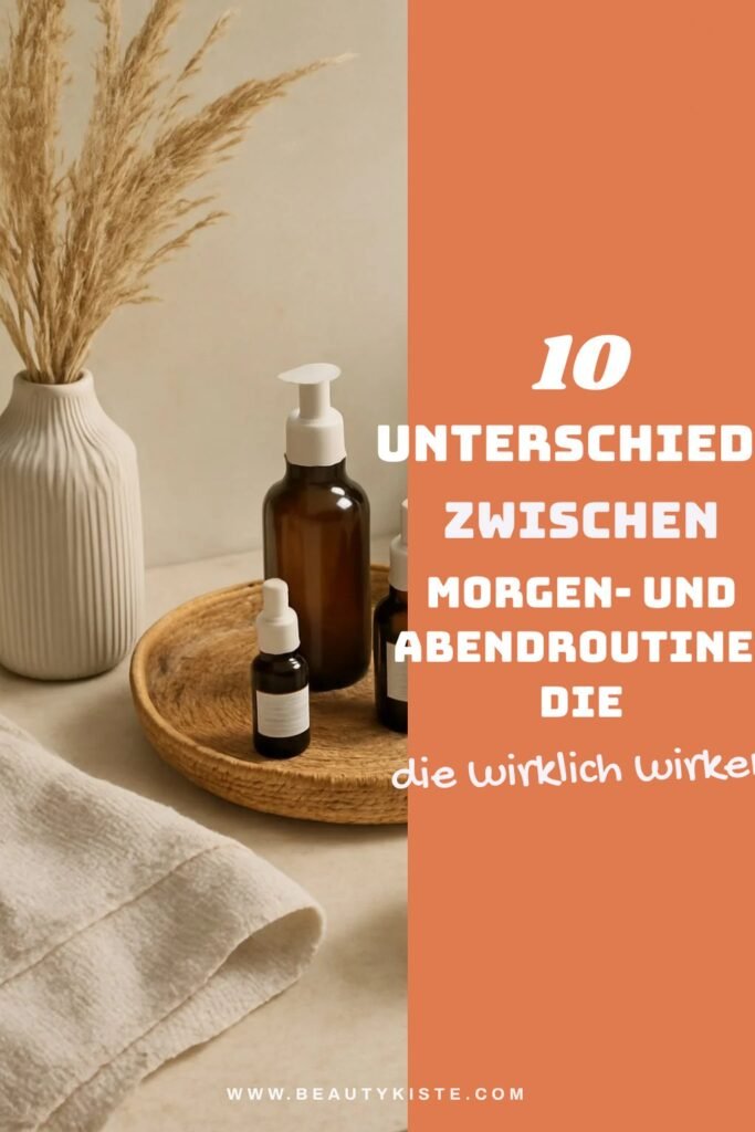 10 Unterschiede zwischen Morgen- und Abendroutine, die du kennen solltest