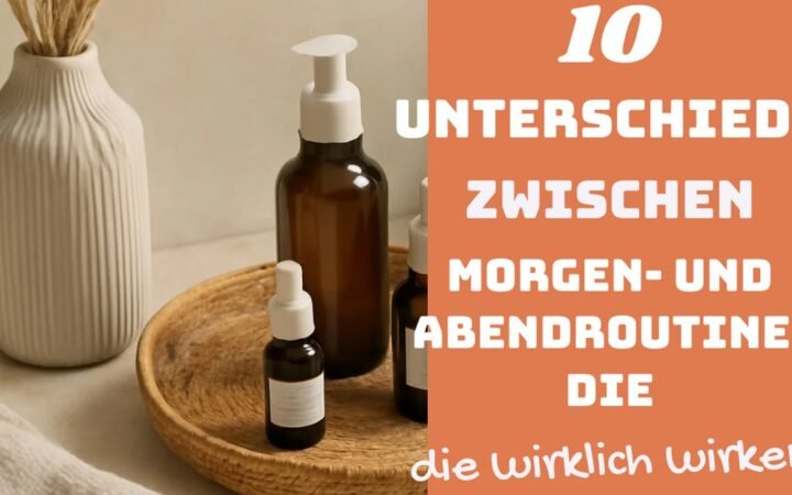 10 Unterschiede zwischen Morgen- und Abendroutine, die du kennen solltest