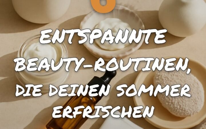 6 entspannte Beauty-Routinen, die deinen Sommer erfrischen