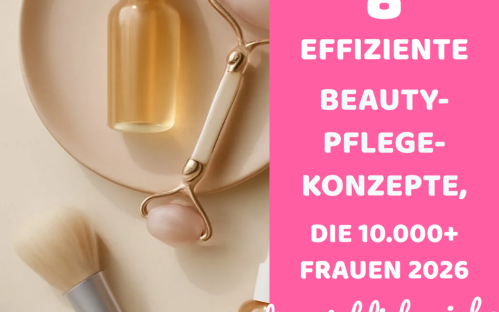8 effiziente Beauty-Pflege-Konzepte, die 10.000+ Frauen 2026 schon umsetzen