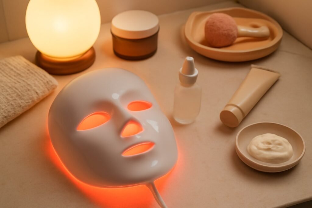 DIY-Lichttherapie-Routine für strahlende Haut entdecken