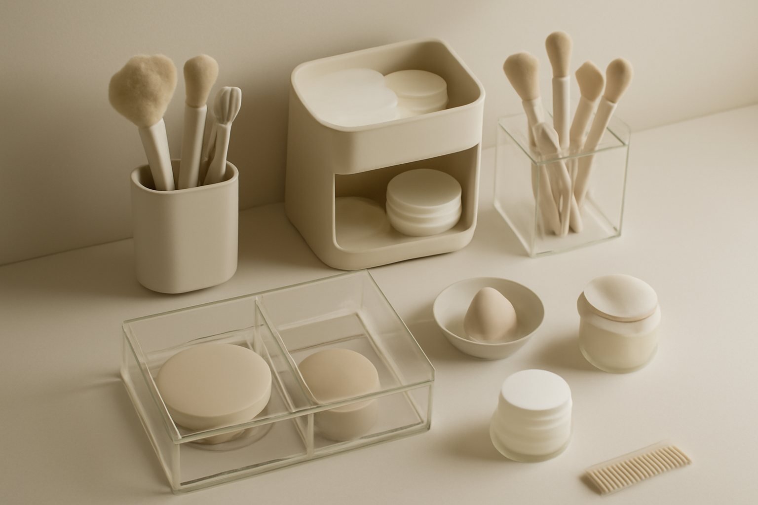 So findest du die besten Kosmetik-Organizer für Pinselpflege