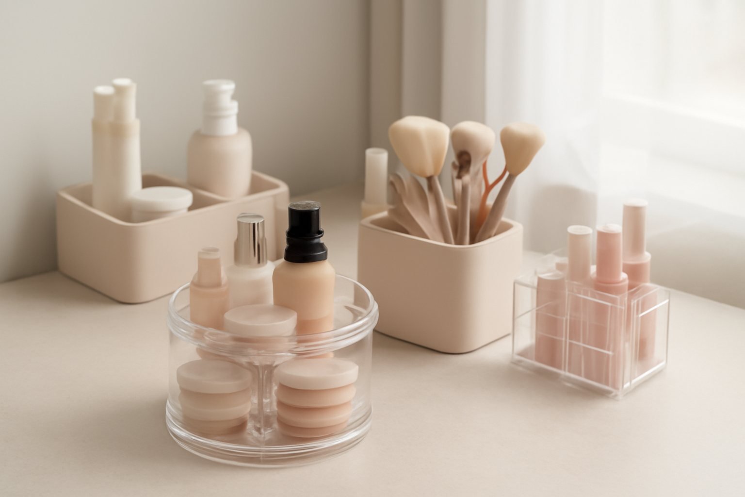 Praktische Ideen für die Aufbewahrung von Make-up-Pinseln