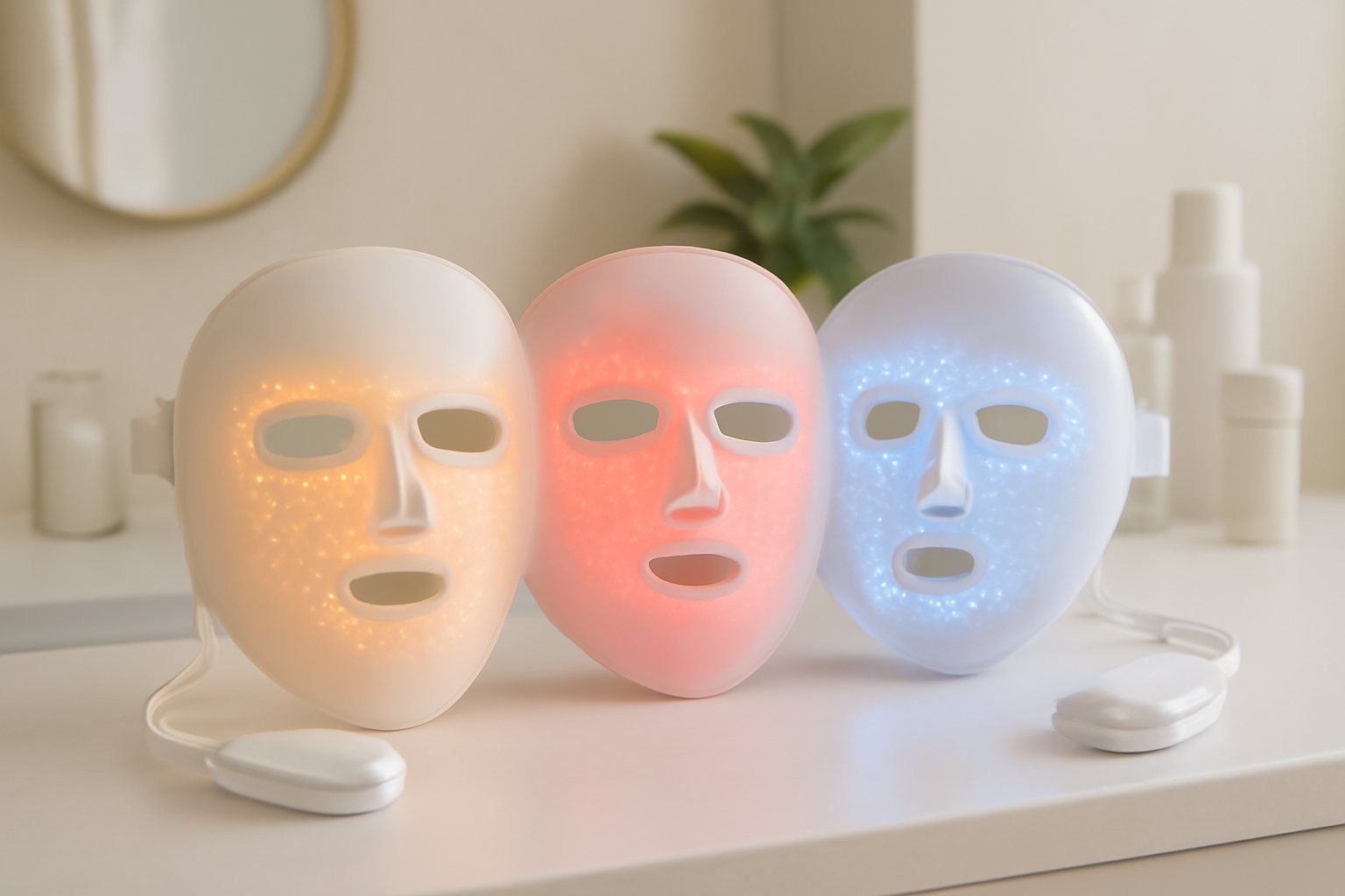 Diese 2 LED-Masken für spezielle Hautbedürfnisse