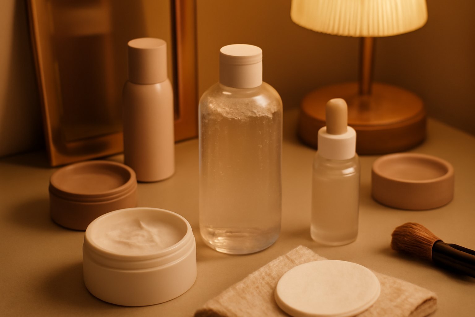 Mizellenwasser als Teil deiner Abendroutine