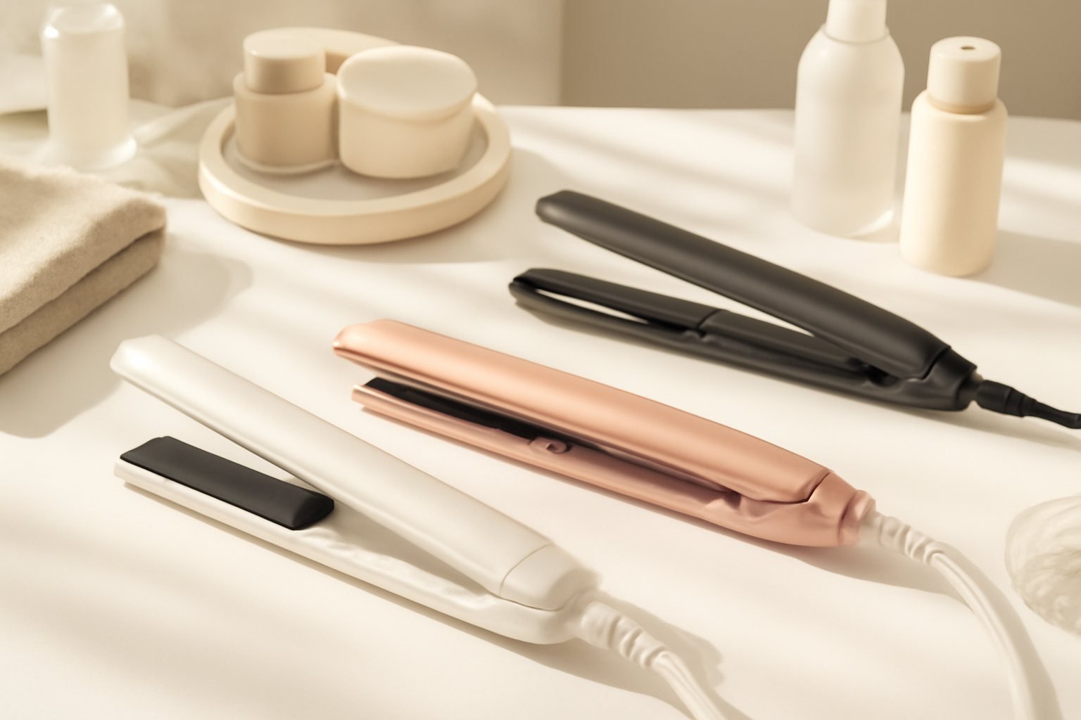Diese 3 Glätteisen für schnelles Styling
