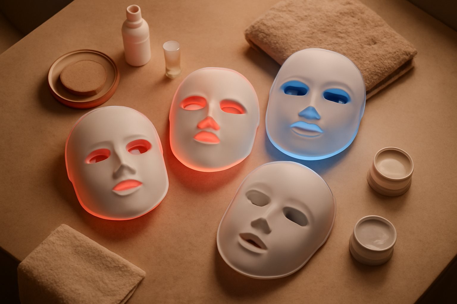 Hautpflege-Routine mit LED-Maske integrieren