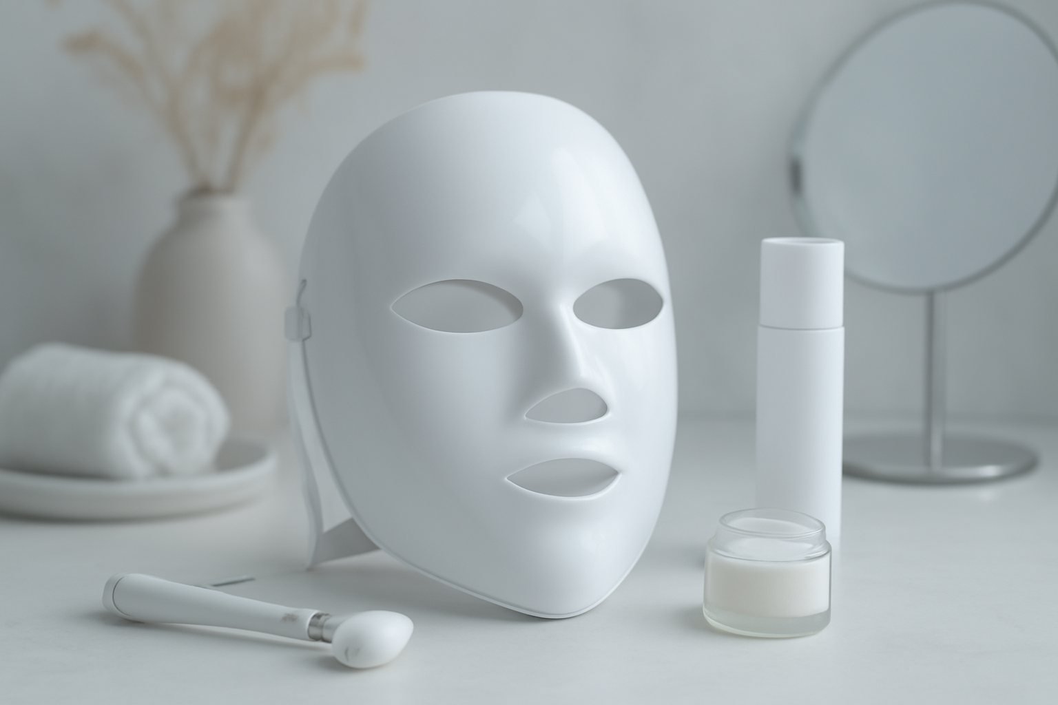 Nachsorge nach der Anwendung einer LED-Maske