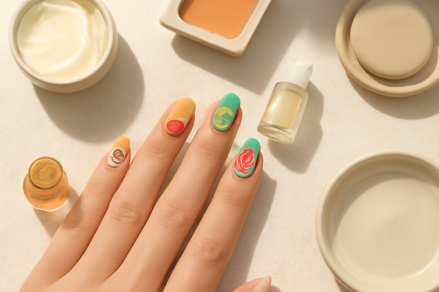Glitzer und Glamour für die Sommernägel