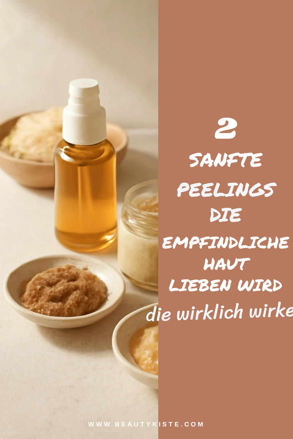 Sanfte Peelings für empfindliche Haut