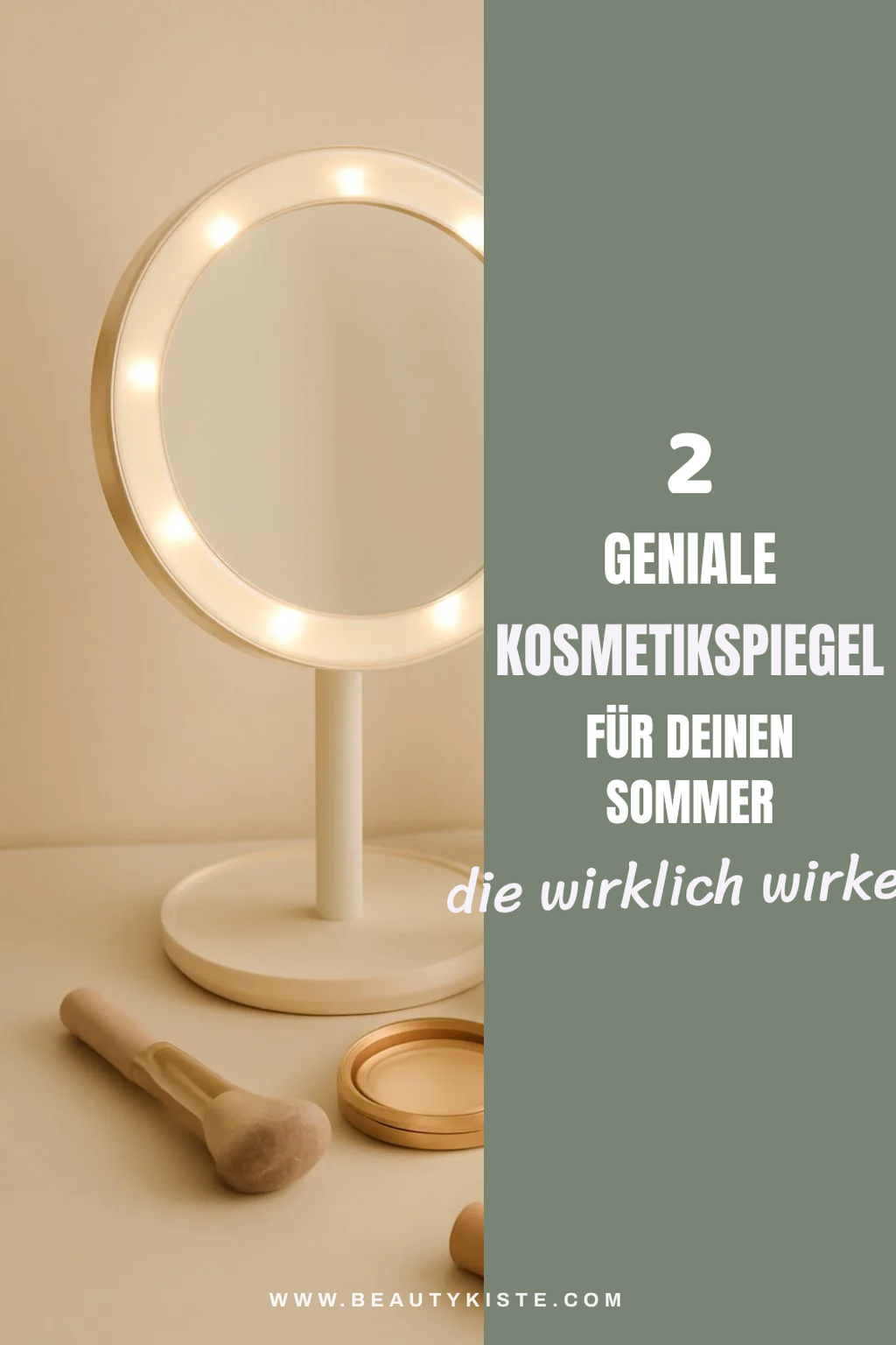 Die besten beleuchteten Kosmetikspiegel für den Sommer