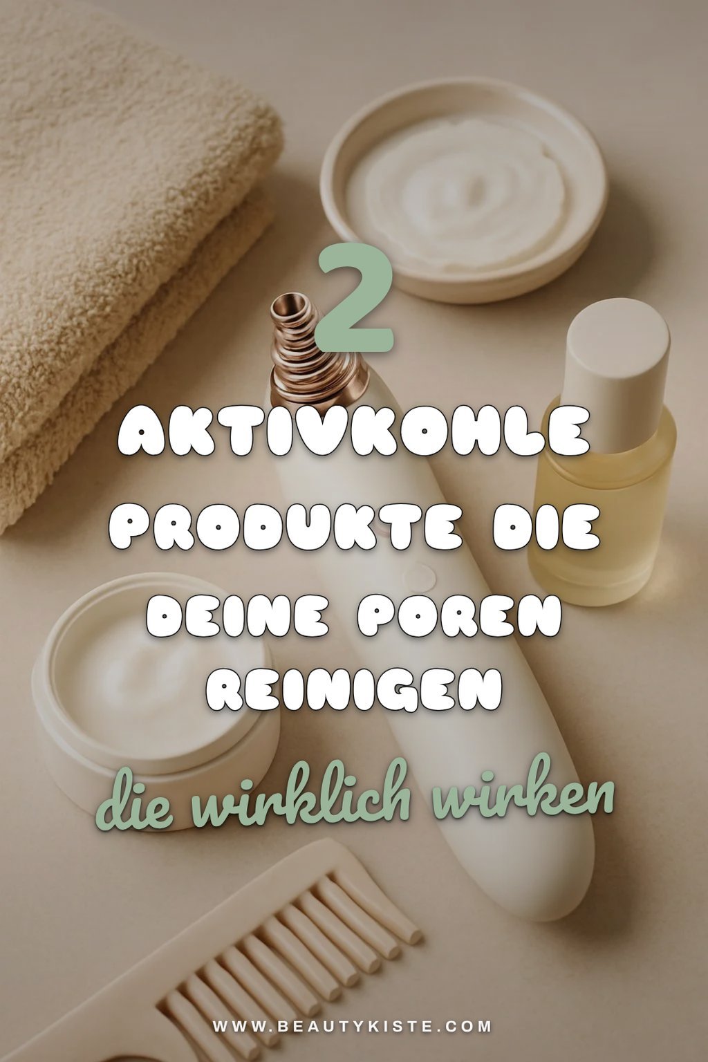 Aktivkohle für tiefenreinigende Wirkung