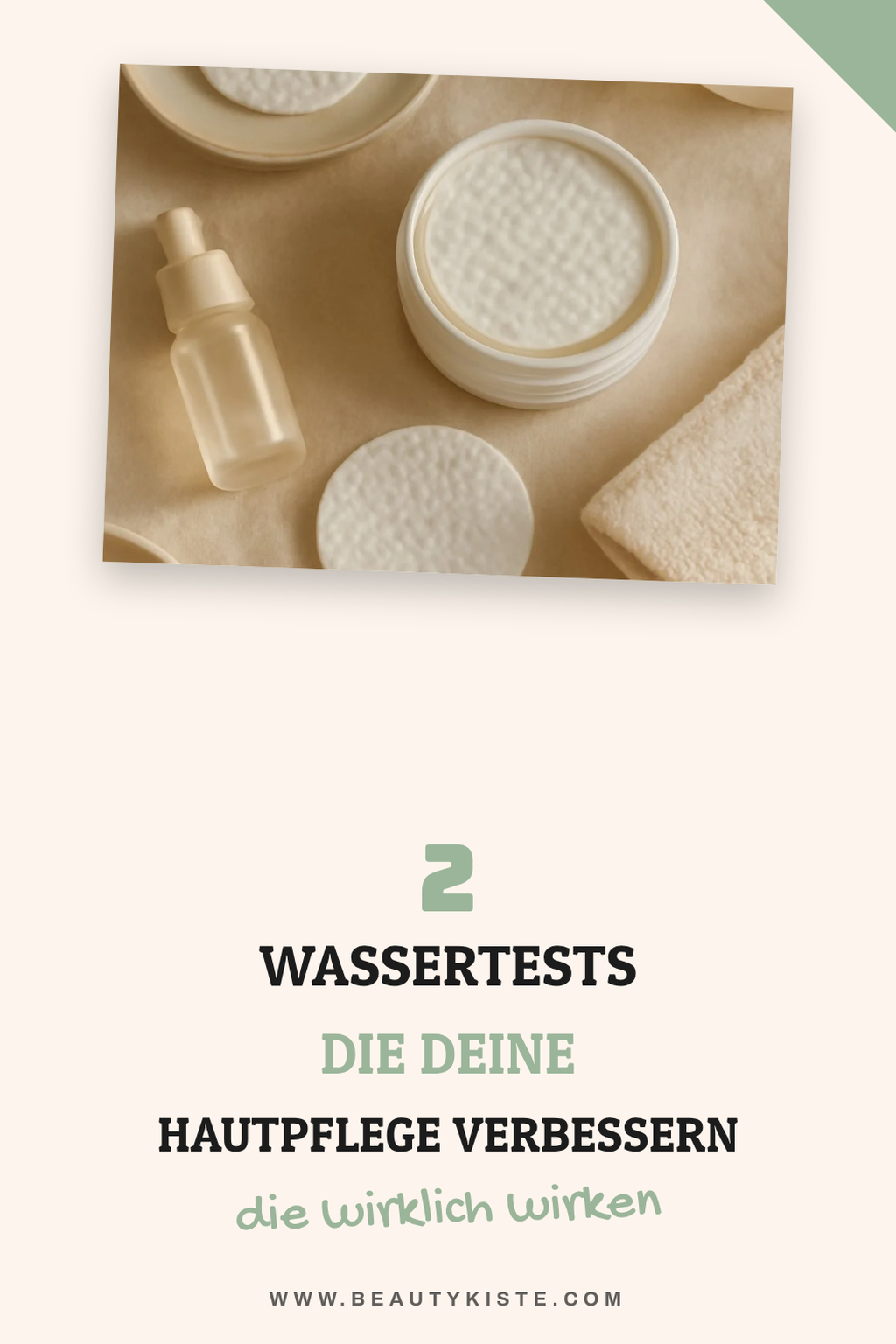 Wassertests für die optimale Hautpflege
