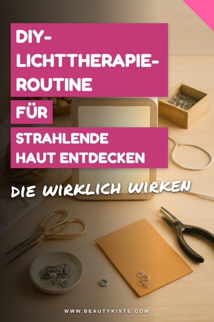 DIY-Lichttherapie-Routine für strahlende Haut entdecken