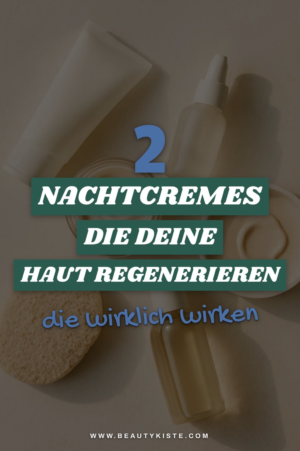 Nährstoffreiche Nachtpflege für Regeneration