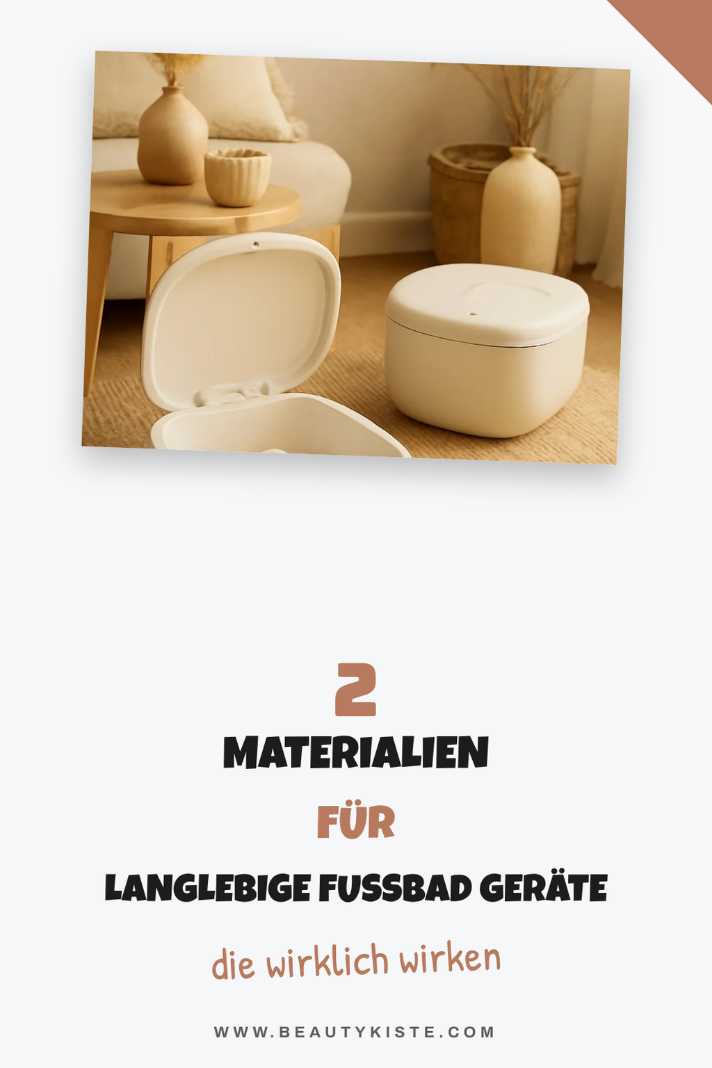 Die besten Materialien für Fußbad Geräte