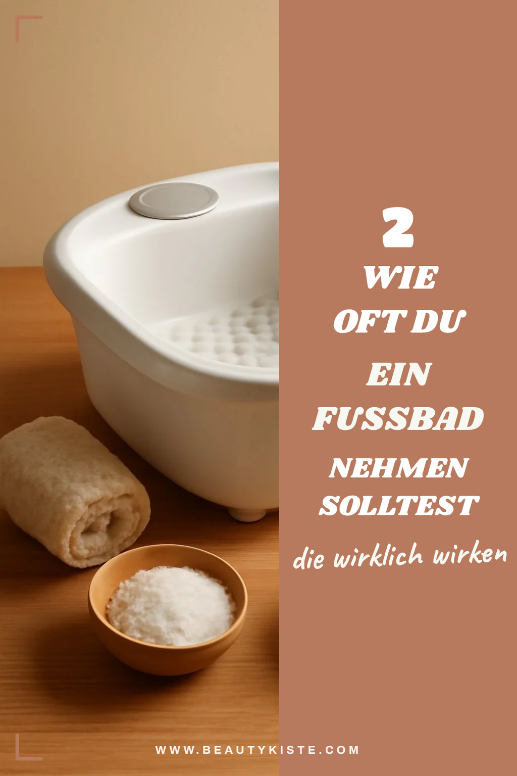 Wie oft sollte ich ein Fußbad nehmen?