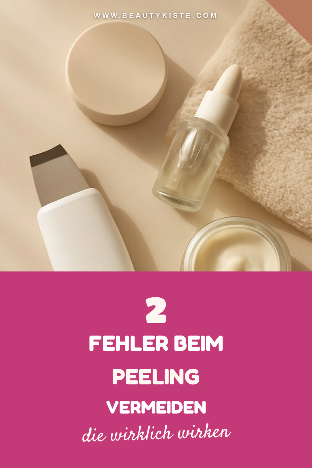 Häufige Fehler beim Ultraschall Peeling