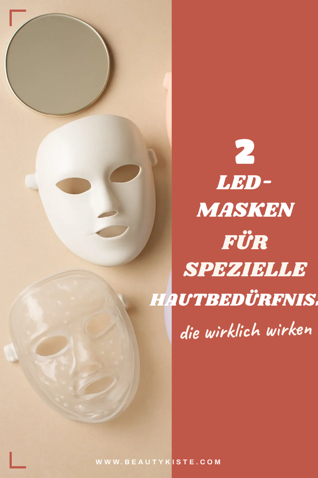 Diese 2 LED-Masken für spezielle Hautbedürfnisse