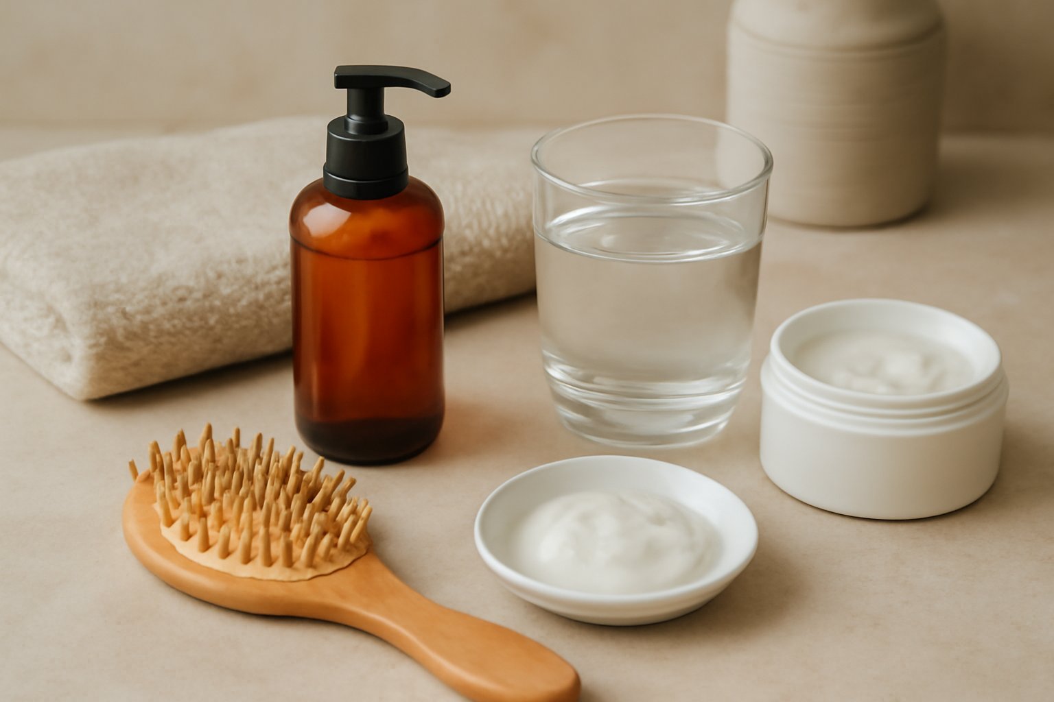 Wasser für gesundes Haar