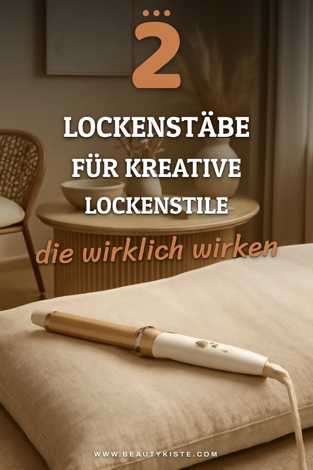 Erstelle verschiedene Lockenstile
