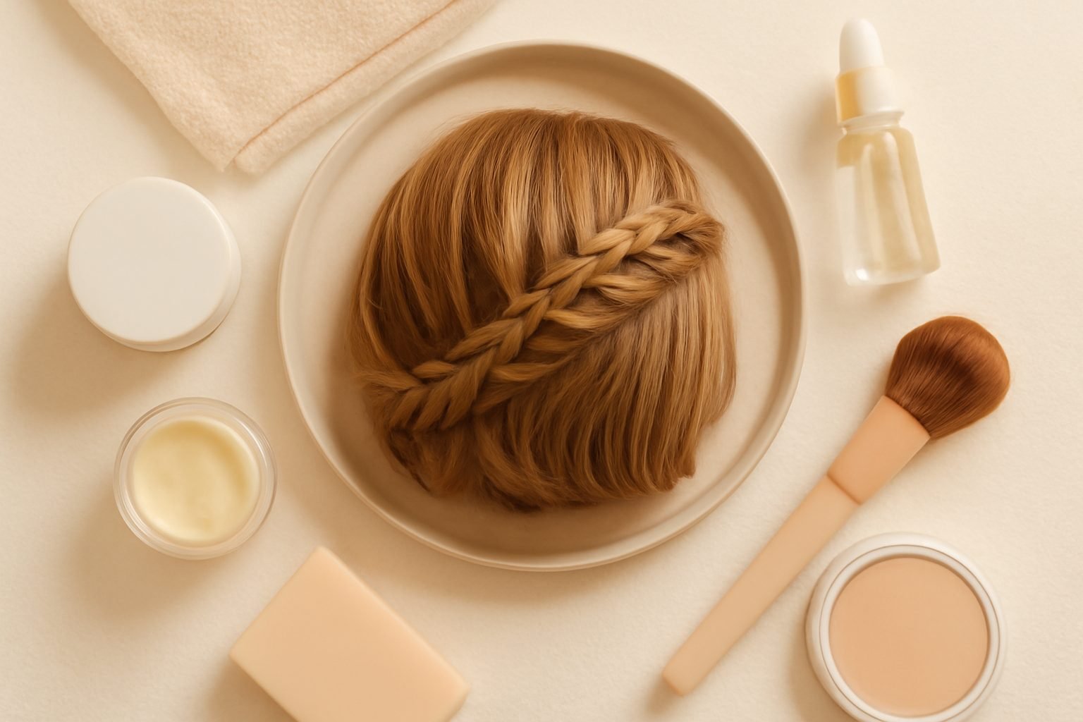 Flechtfrisuren Oktoberfest kurze Haare