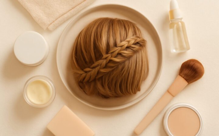 Flechtfrisuren Oktoberfest kurze Haare
