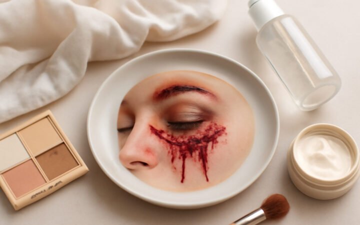 Halloween Make Up Blutig — so geht es richtig