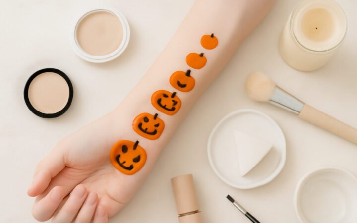 Halloween Make Up Kürbis in 6 Schritten