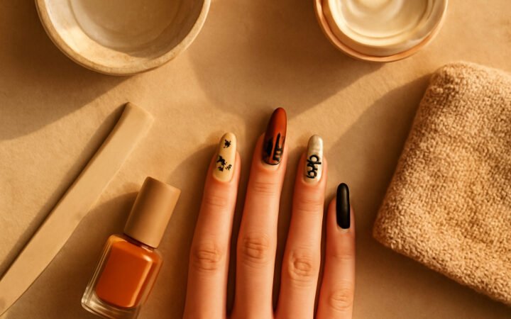 Halloween Nageldesign für Anfänger — 14 einfache Varianten