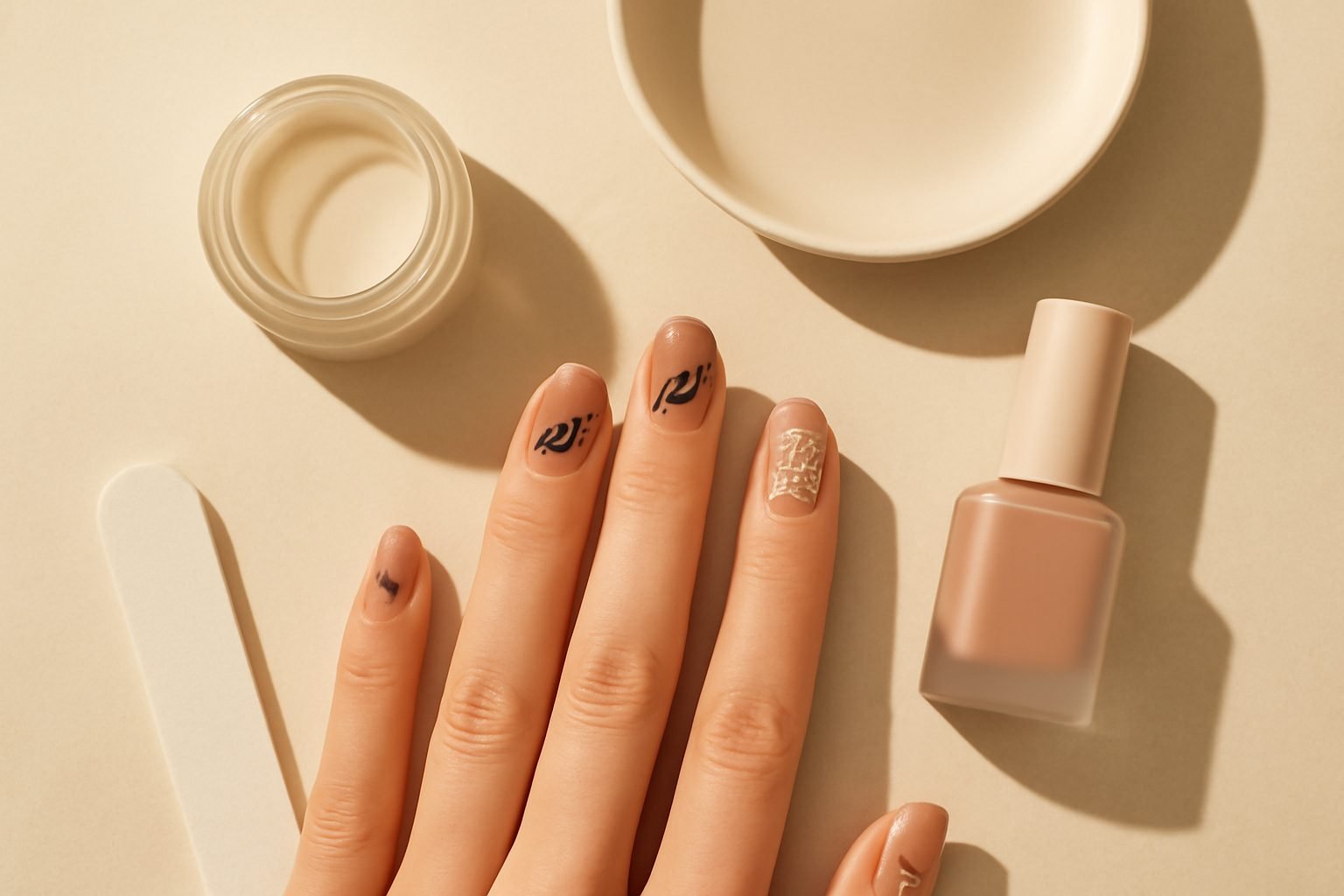 Halloween Nageldesign mit Kindern — 15 einfache Varianten