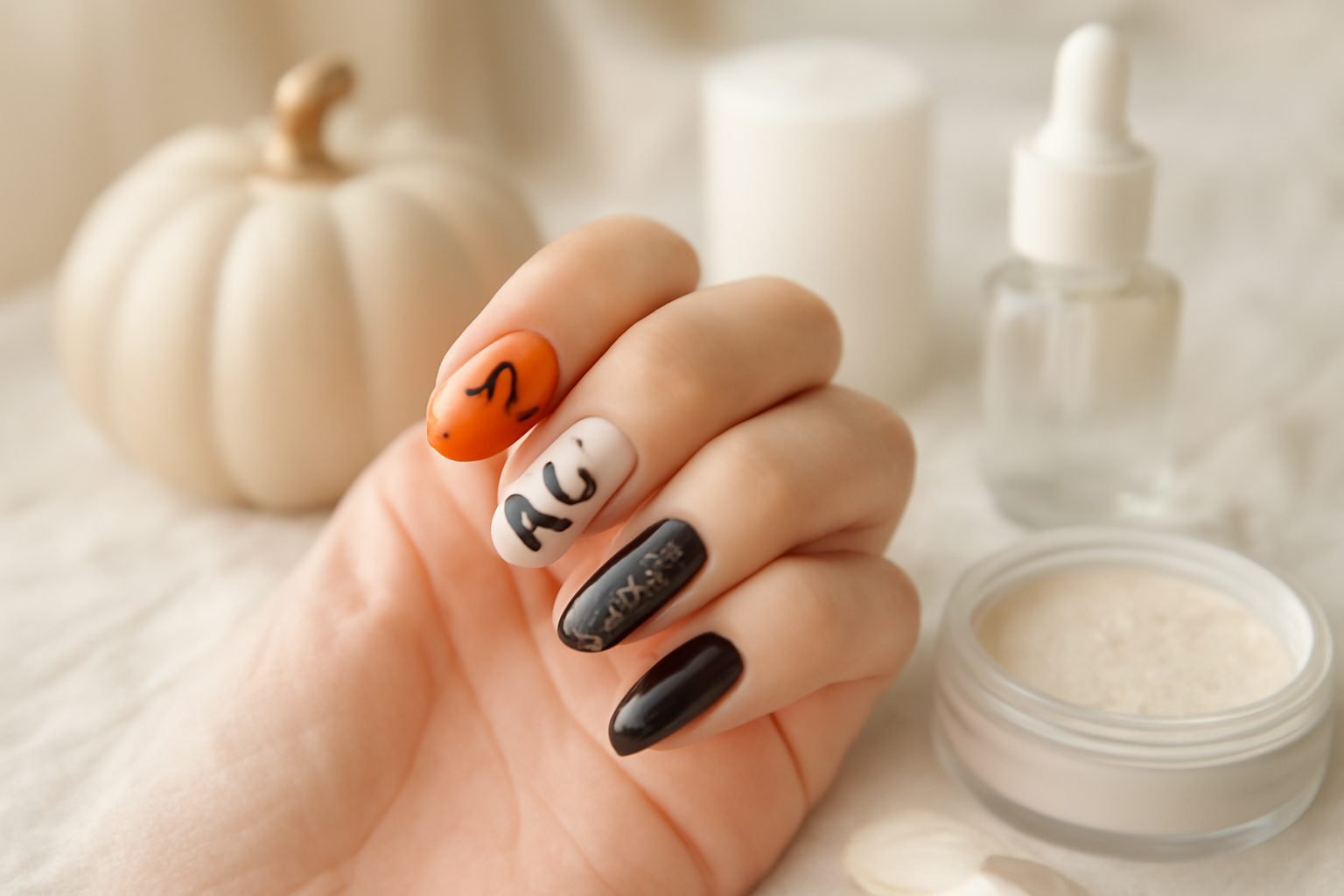 Halloween Nageldesign ohne Aufwand: 15 Ideen zum Nachmachen