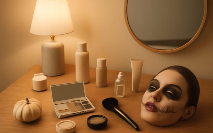 Halloween Schminken Frauen — in der richtigen Reihenfolge