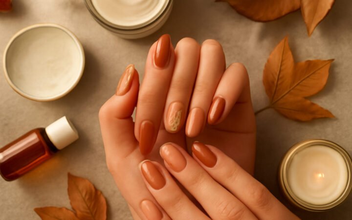 Herbst Nägel Bilder — 12 einfache Varianten