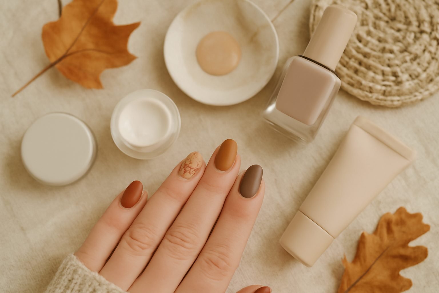 Herbst Nägel Spitz — günstig statt teuer